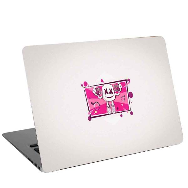 استیکر لپ تاپ طرح girl-marshmello کد