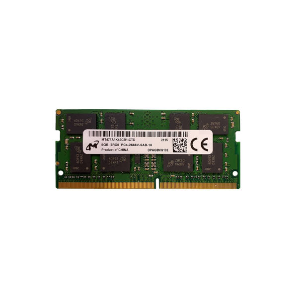 رم لپ تاپ DDR4 تک کاناله 2666 مگاهرتز CL10 میکرون مدل MTA8ATF1G64HZ ظرفیت 8 گیگابایت